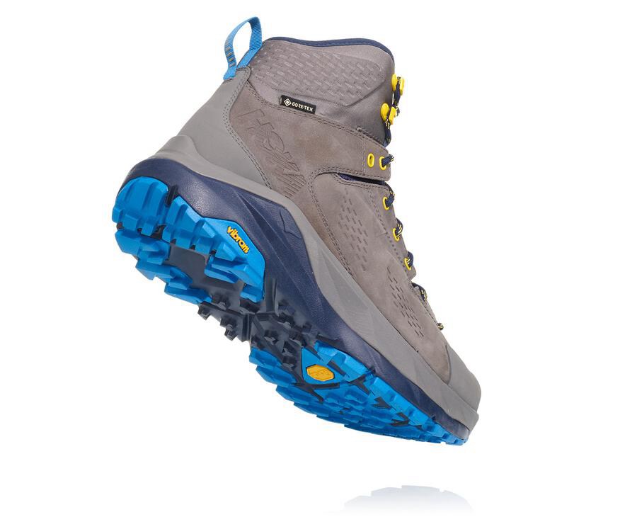 Hoka One One Wandelschoenen Heren - Kaha Gore-Tex - Grijs/Blauw - JB1948730